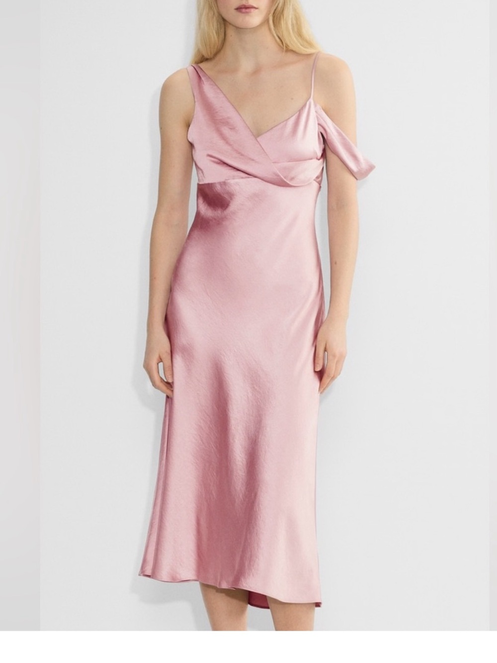 Aritzia Satin Pink Dress